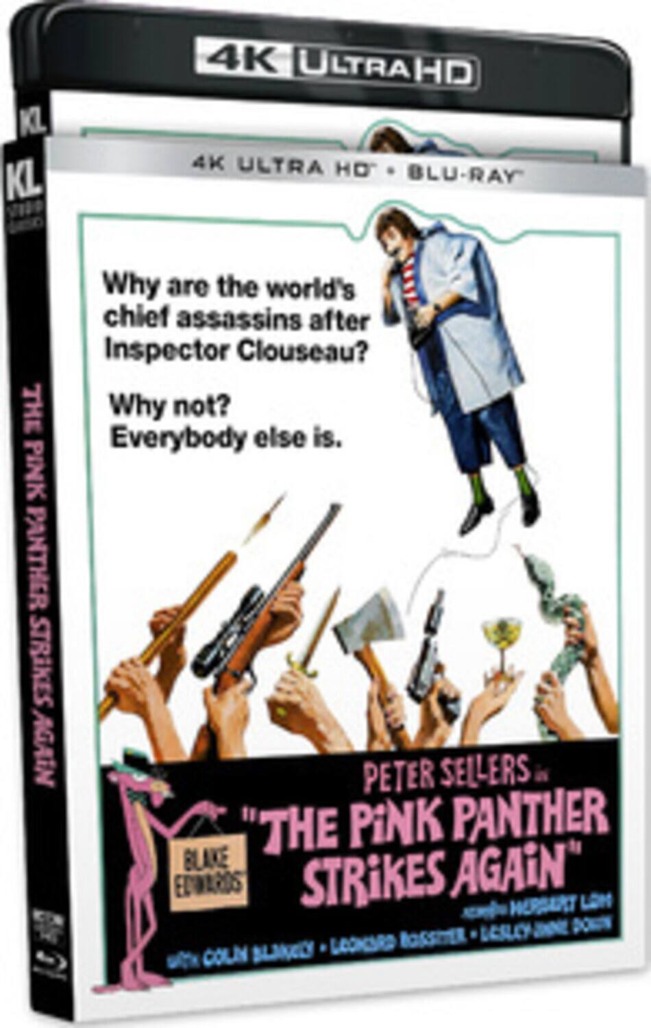 Front. The Pink Panther Strikes Again   - 4K Blu-Ray.