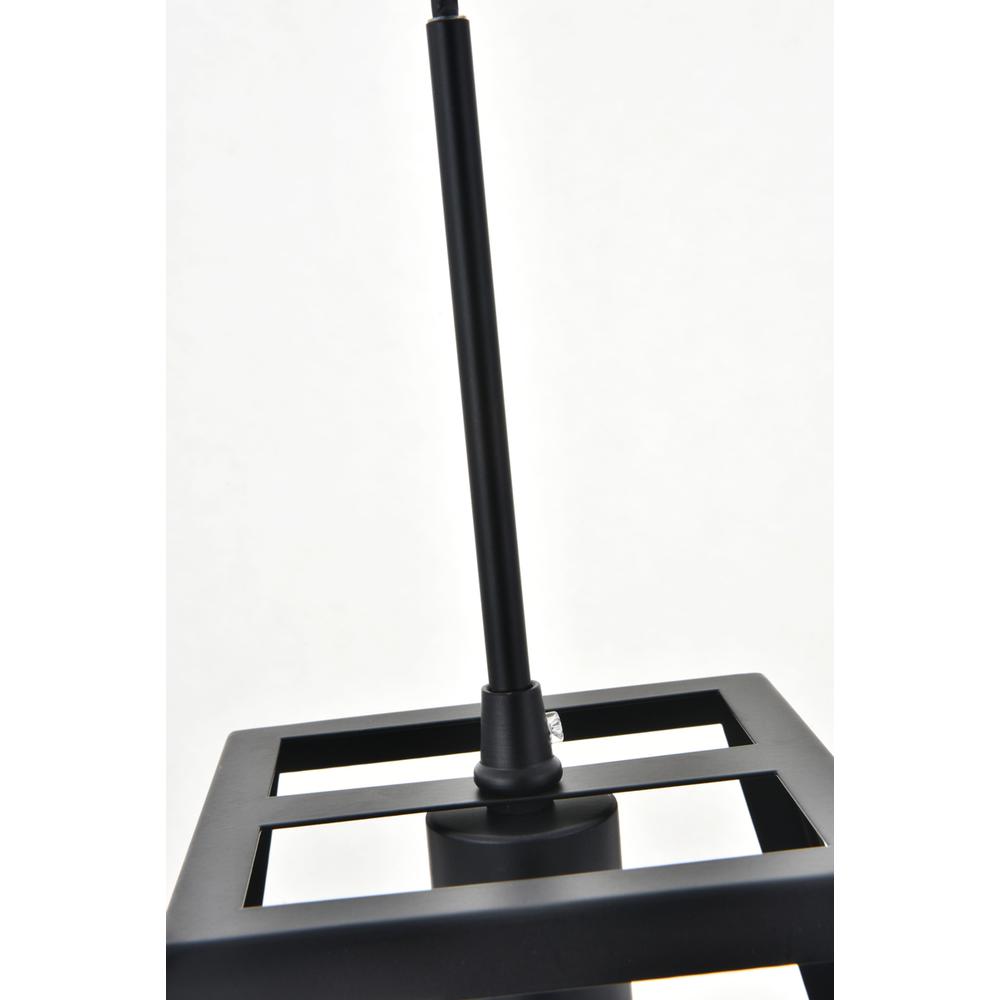 Alt View 3. Living District - Resolute 1 light black Pendant - Black.