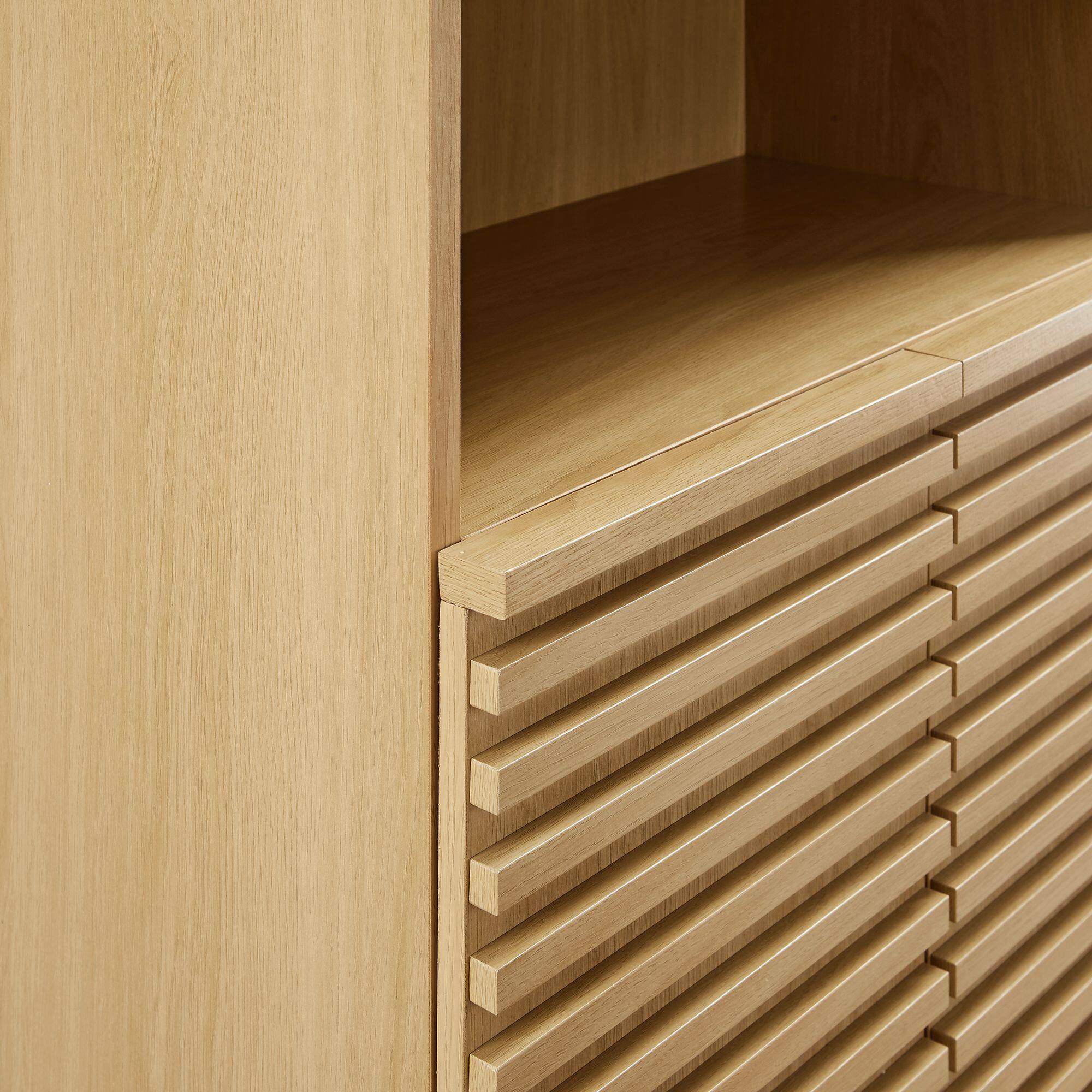 Alt View 6. Modway - Render Tall Bathroom Storage Cabinet by Modway - Oak.