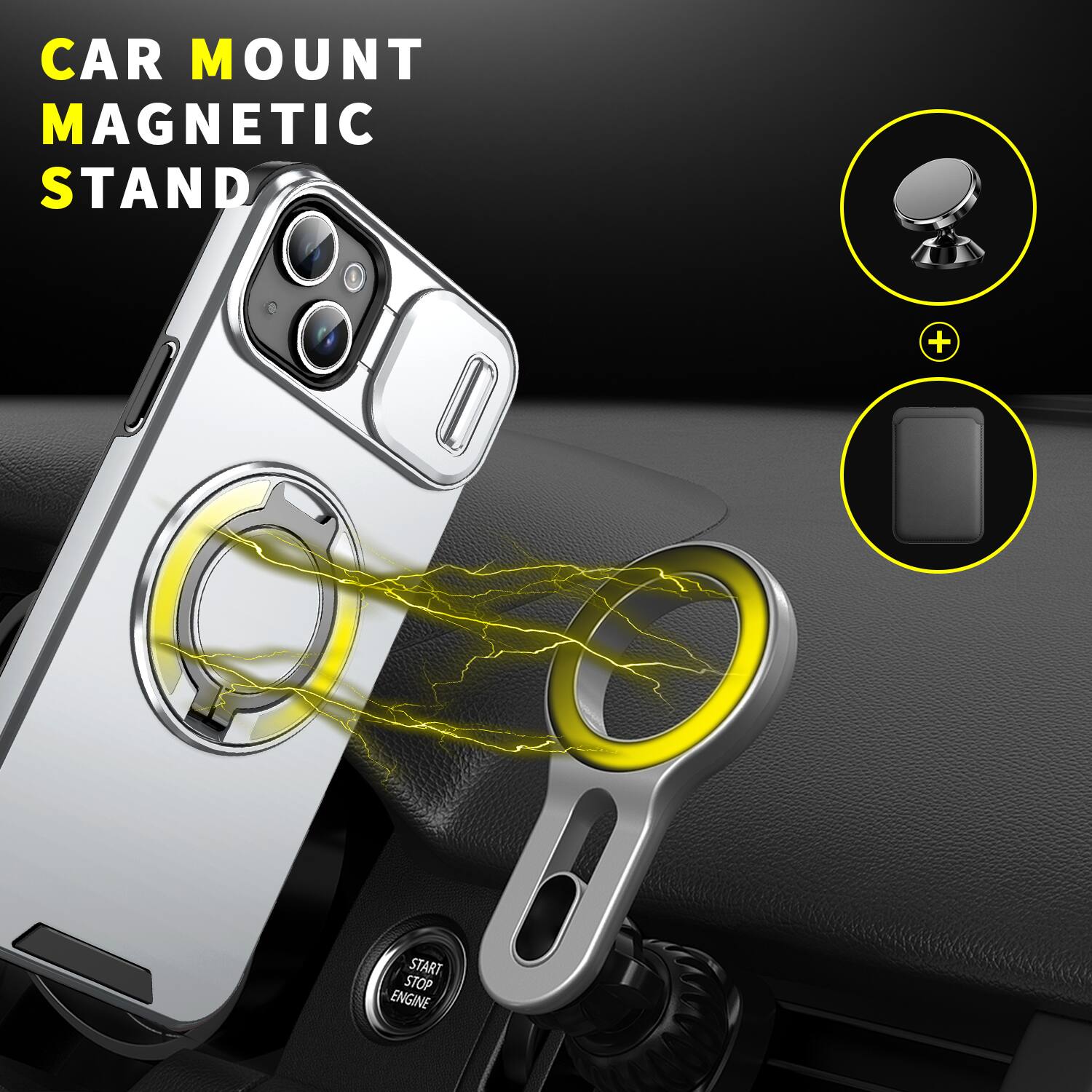 CAR MOUNT MAGNETIC STAND

START STOP ENGINE