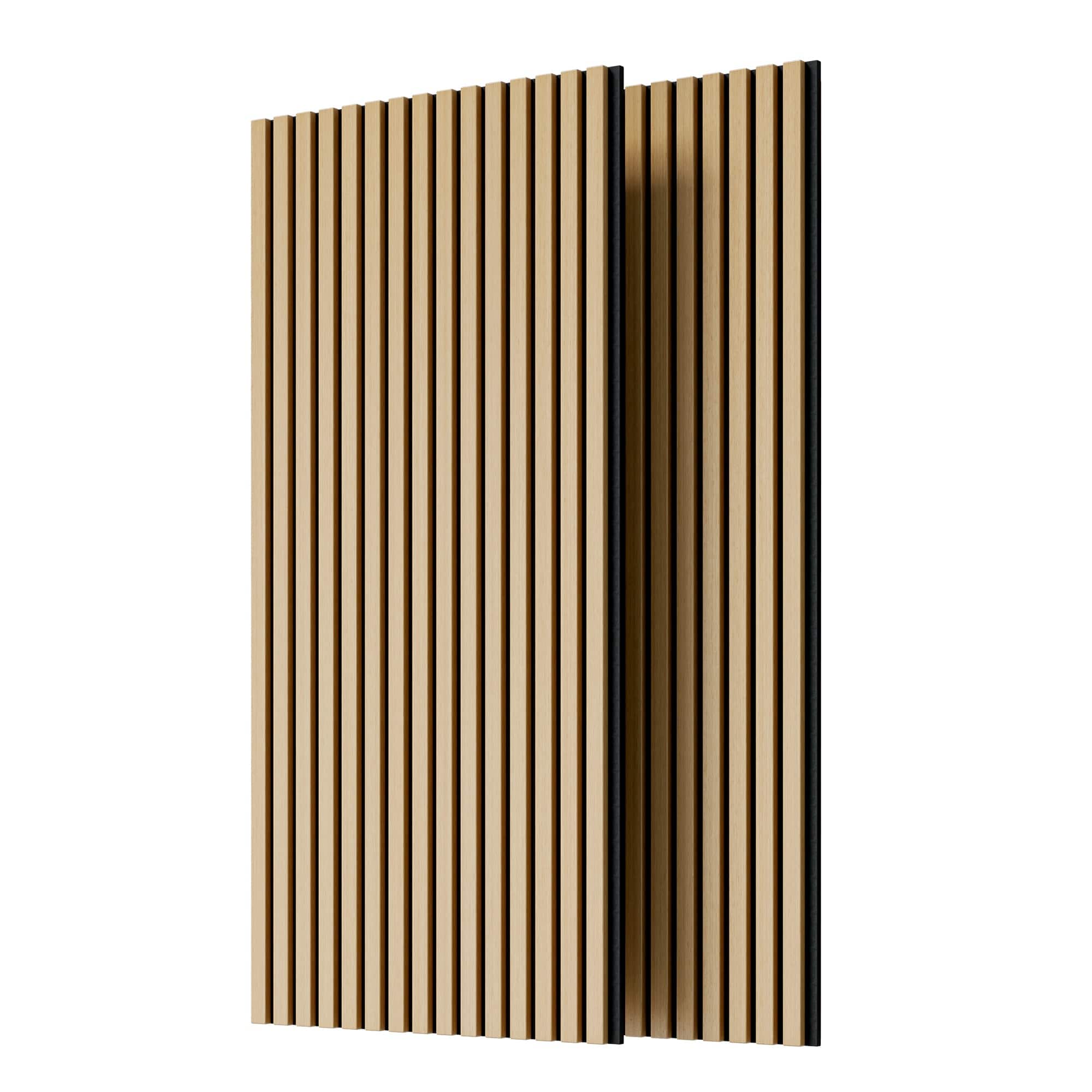 Boyel Living - 2-Pack 23.62-in x 45.27-in 3D Fluted Acoustic Slat Wall Panel - White Oak price history on PriceWatchPro