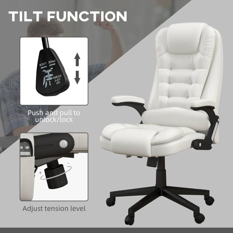 TILT FUNCTION

Push and pull to unlock/lock

Adjust tension level