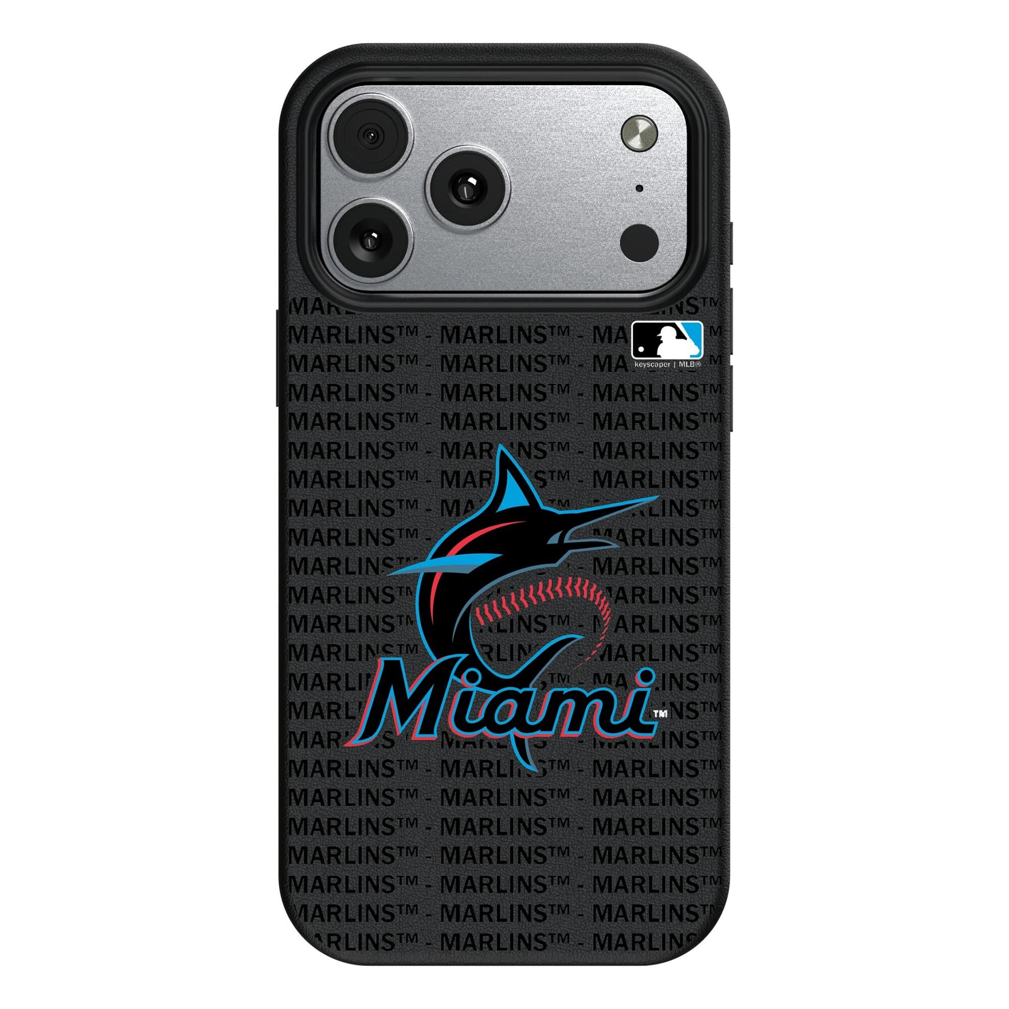 Keyscaper - MLB - Miami Marlins Primary Logo iPhone Magnetic Bump Case - 17 Pro - Black price history on PriceWatchPro