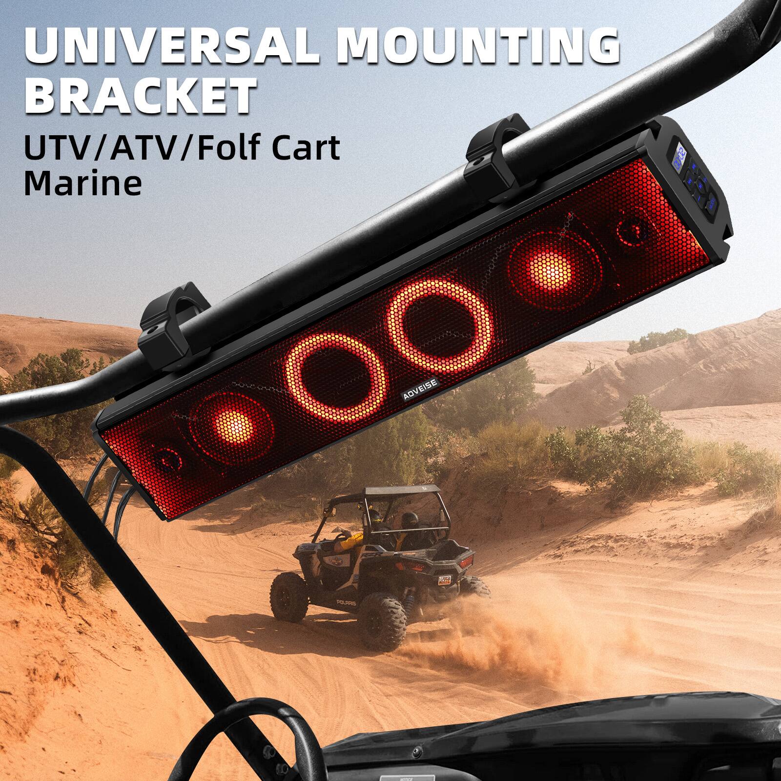 UNIVERSAL MOUNTING BRACKET  
UTV/ATV/Folf Cart Marine
