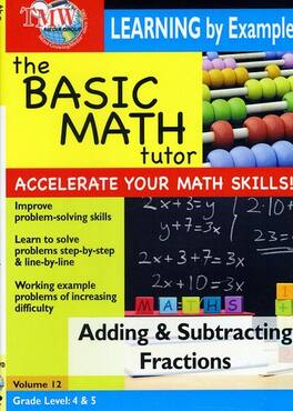 Basic Math Tutor Adding & Subtracting Fractions - DVD