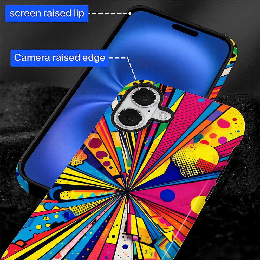 screen raised lip  
Camera raised edge