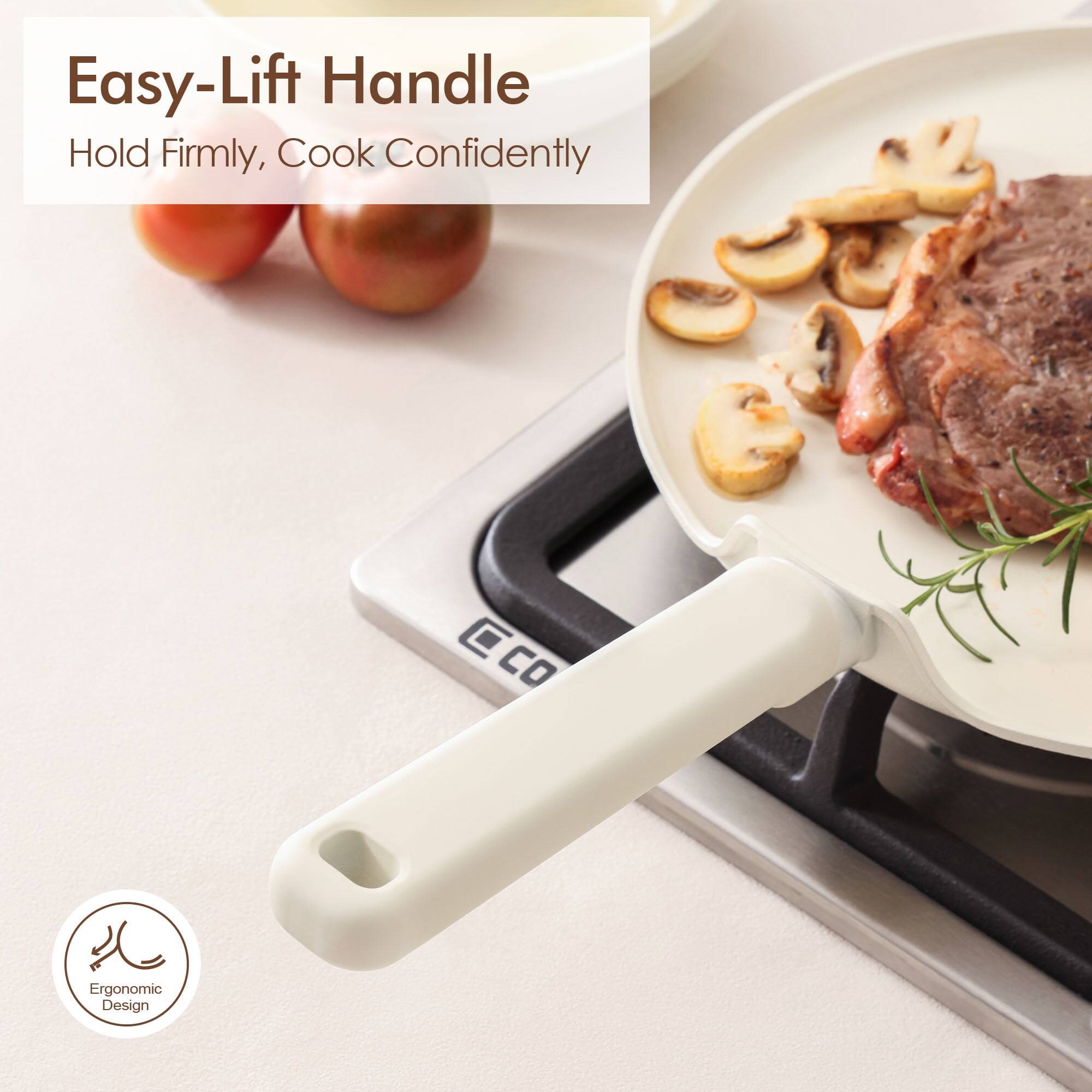 Easy-Lift Handle  
Hold Firmly, Cook Confidently  

Ergonomic Design