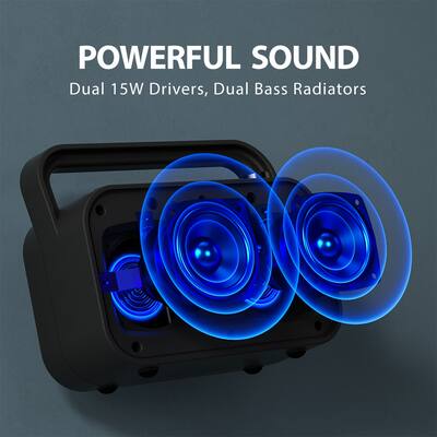 Avantree SP851 - Tragbarer DAB+/FM Radio-Lautsprecher Mit Bluetooth 6.0