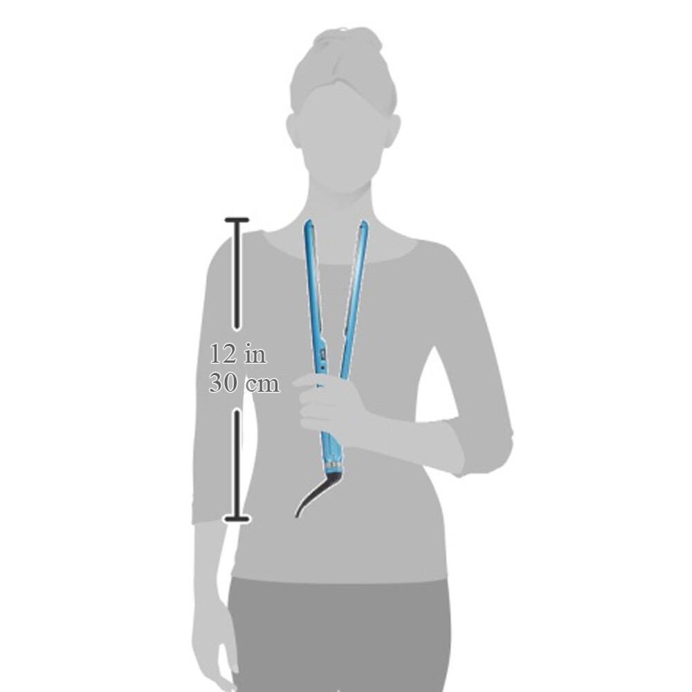 Alt View 5. Babyliss - BaBylissPRO Nano Titanium 1" Ultra-Thin Straightening Iron T4072TUC - Sky Blue.