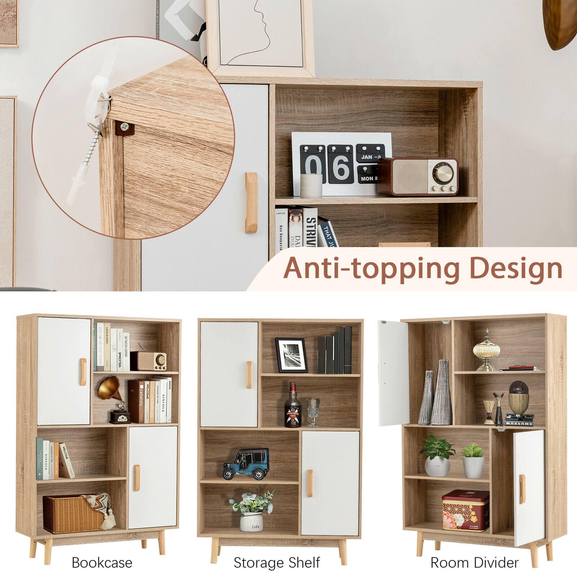 Anti-topping Design
Bookcase
Storage Shelf
Room Divider