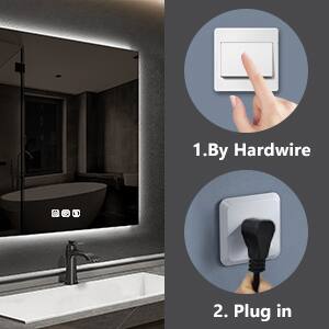 1. By Hardwire  
2. Plug in