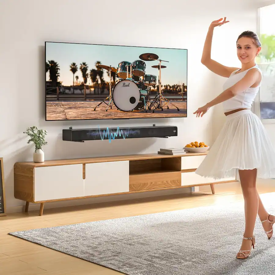 Schertz Under TV Soundbar Mount for Bose, Sony, LG More, Holds