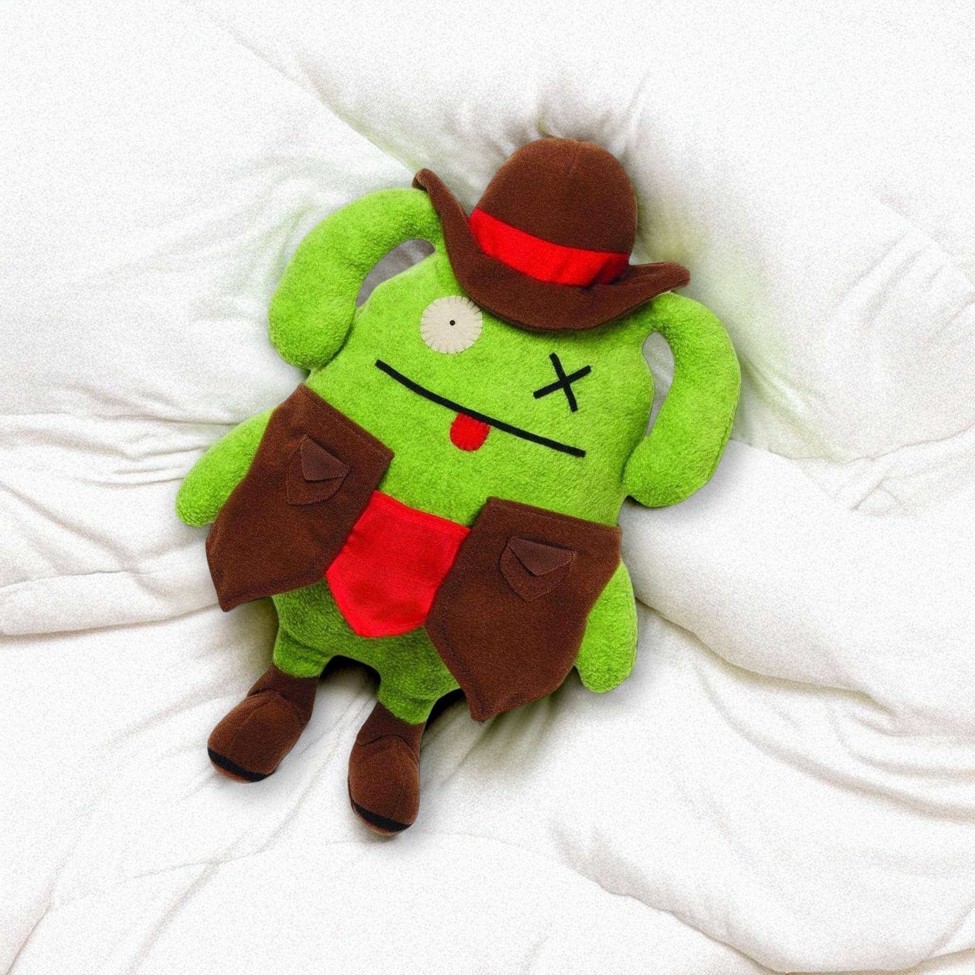 Alt View 2. Enesco - Ugly Dolls Comic Book Series 11" Plush: Wild West Ox - Green.