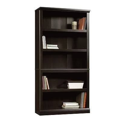 Alt View 2. Sauder - Sauder Select 70"H 5-Shelf Bookcase, Estate Black (414235) - Black.