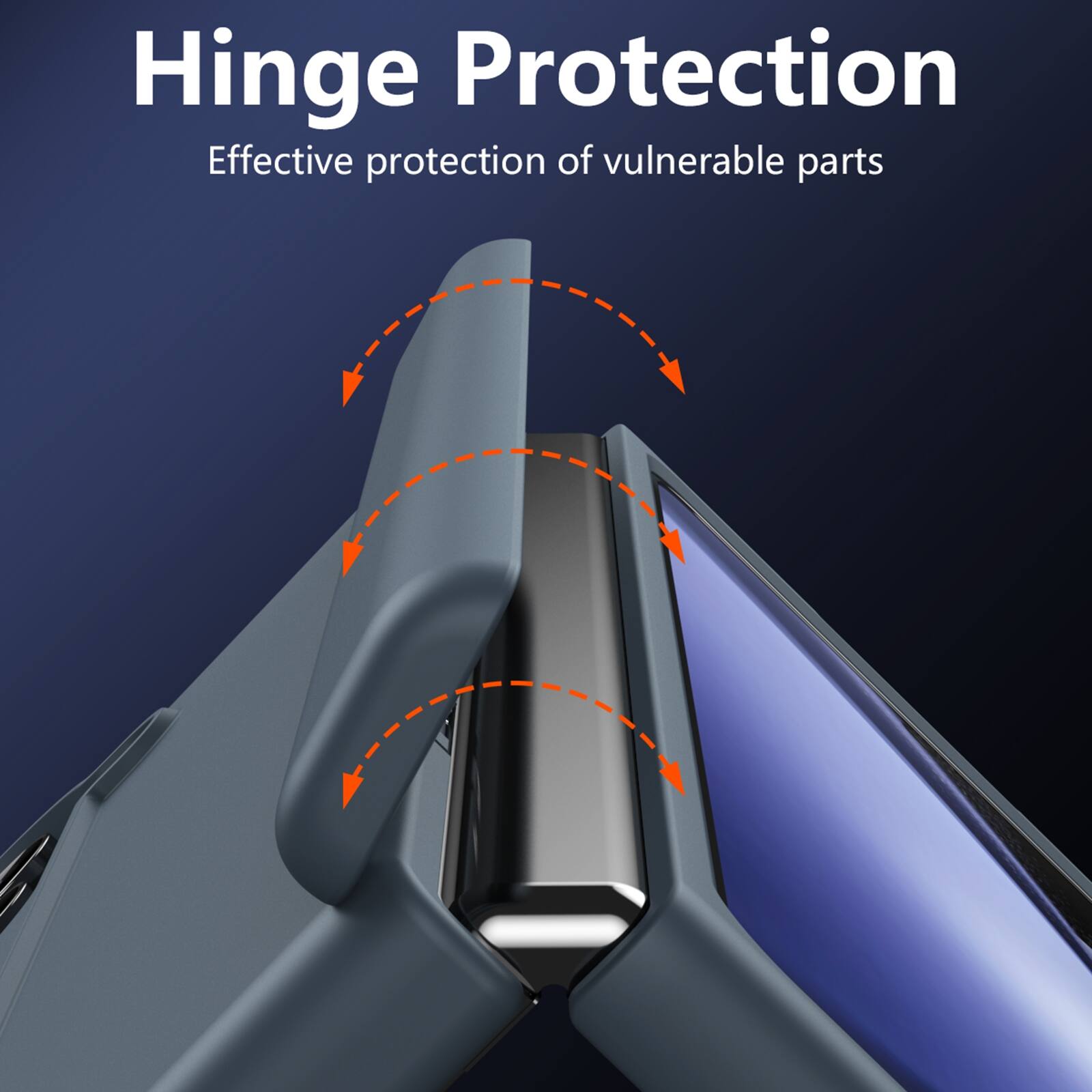 Hinge Protection  
Effective protection of vulnerable parts