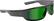 Angle. Lucyd - Armor Green Mirror Polarized Smart Safety Glasses Powered by Lucyd - Black/Green.