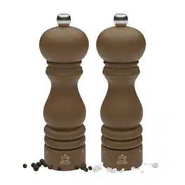 Peugeot - Paris u’Select Salt & Pepper Mill Set, 7-Inch, Adjustable 6-Setting - Mocha
