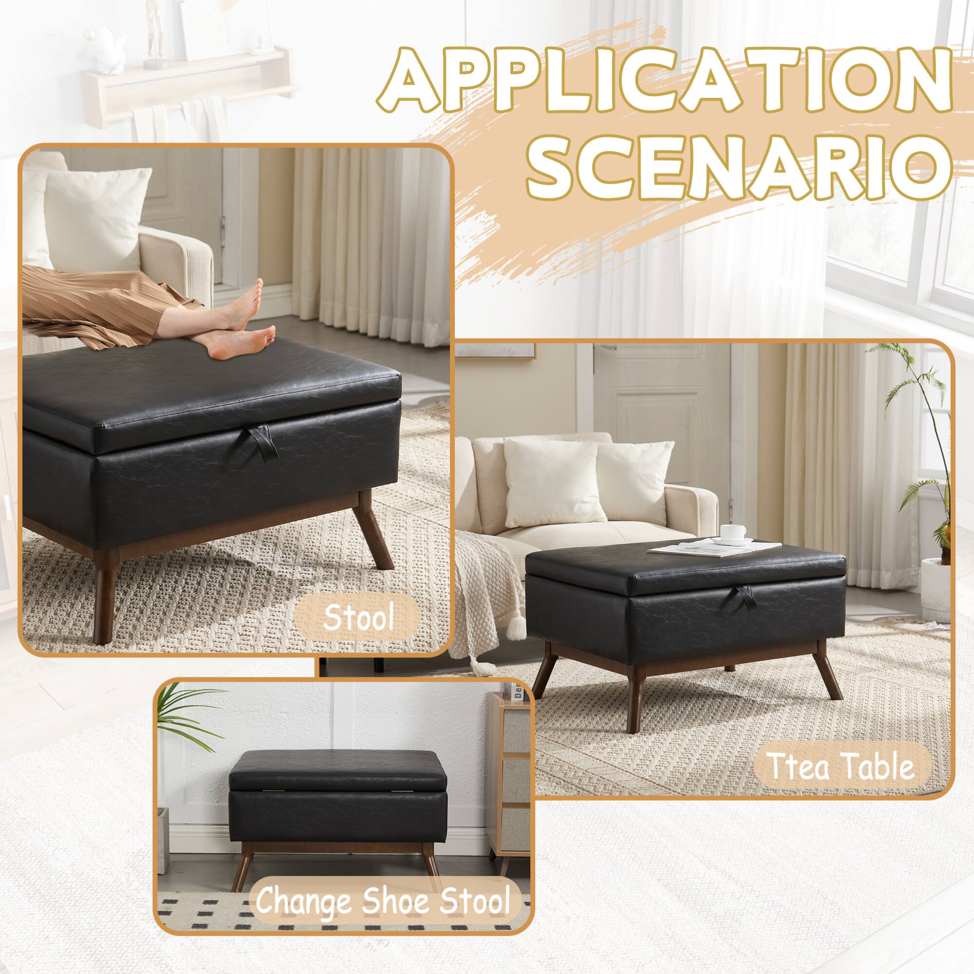 APPLICATION SCENARIO

- Stool
- Ttea Table
- Change Shoe Stool