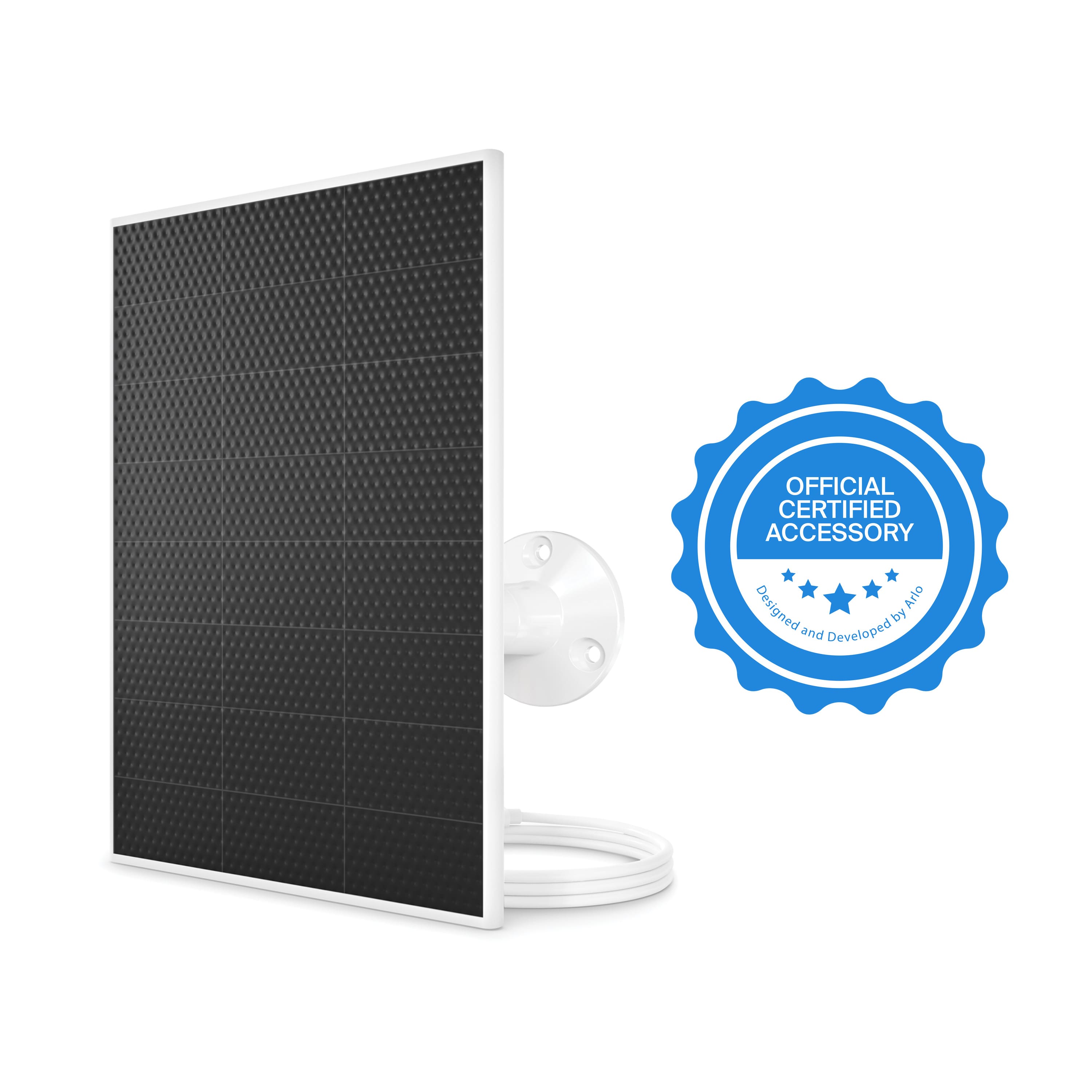 Arlo Mountable Solar Panel Charger, 2025 Release White