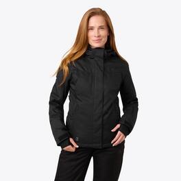 Mobile Warming - App Controlled Women's Denali Heated Snow Jacket - Black