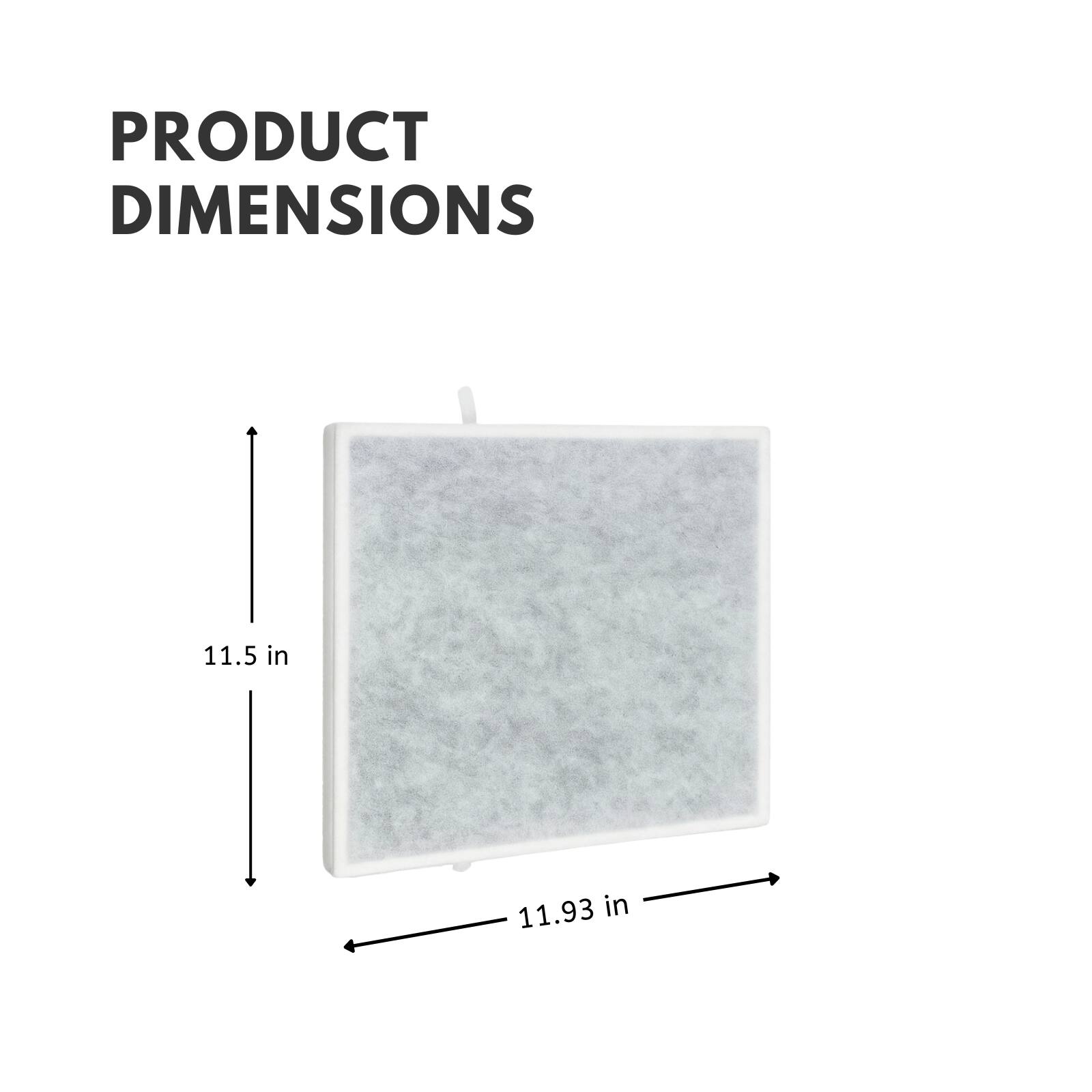 PRODUCT DIMENSIONS
11.5 in
11.93 in