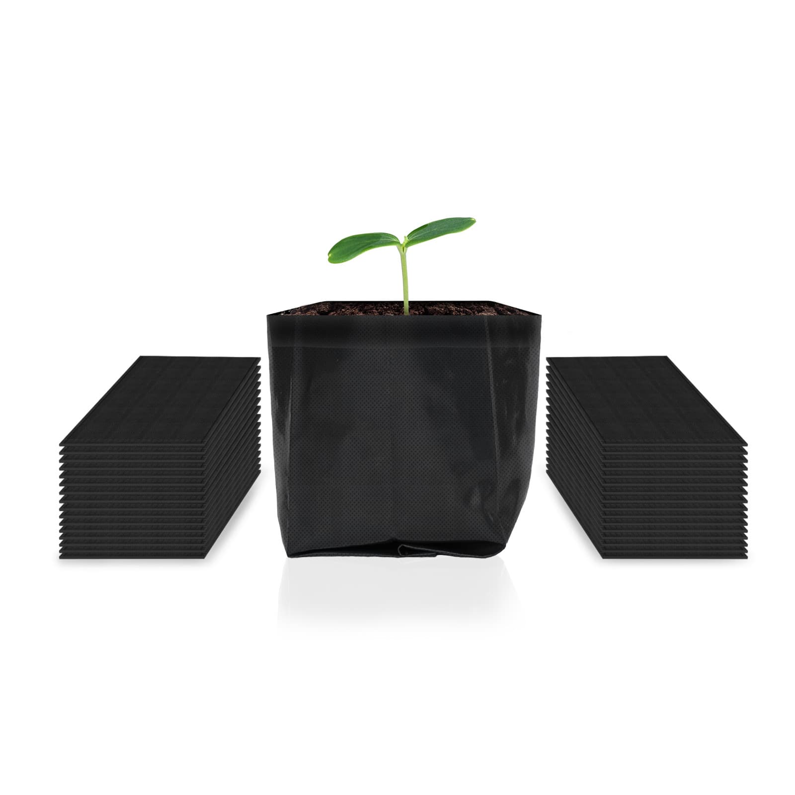 AC Infinity - Nursery Bags 1/4 Gallon, Non-Woven Fabric Growing Pouches, 50-Pack