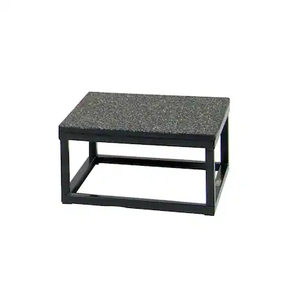 Front. Power Systems - Premium Plyo Box 12" - Non-Slip Plyometric Jump Box for Home Gym with Rubber bottom - Black.