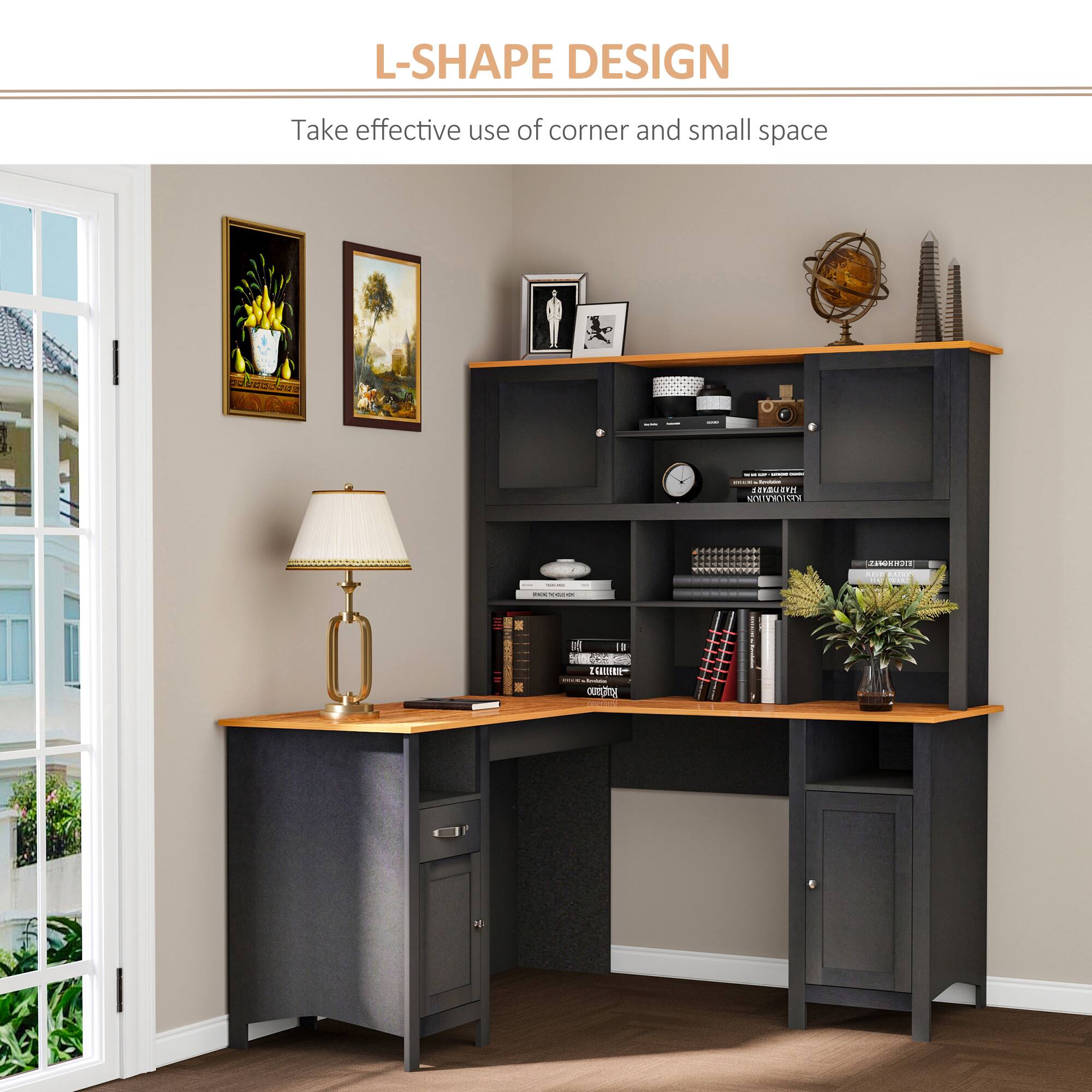 L-SHAPE DESIGN
Take effective use of corner and small space