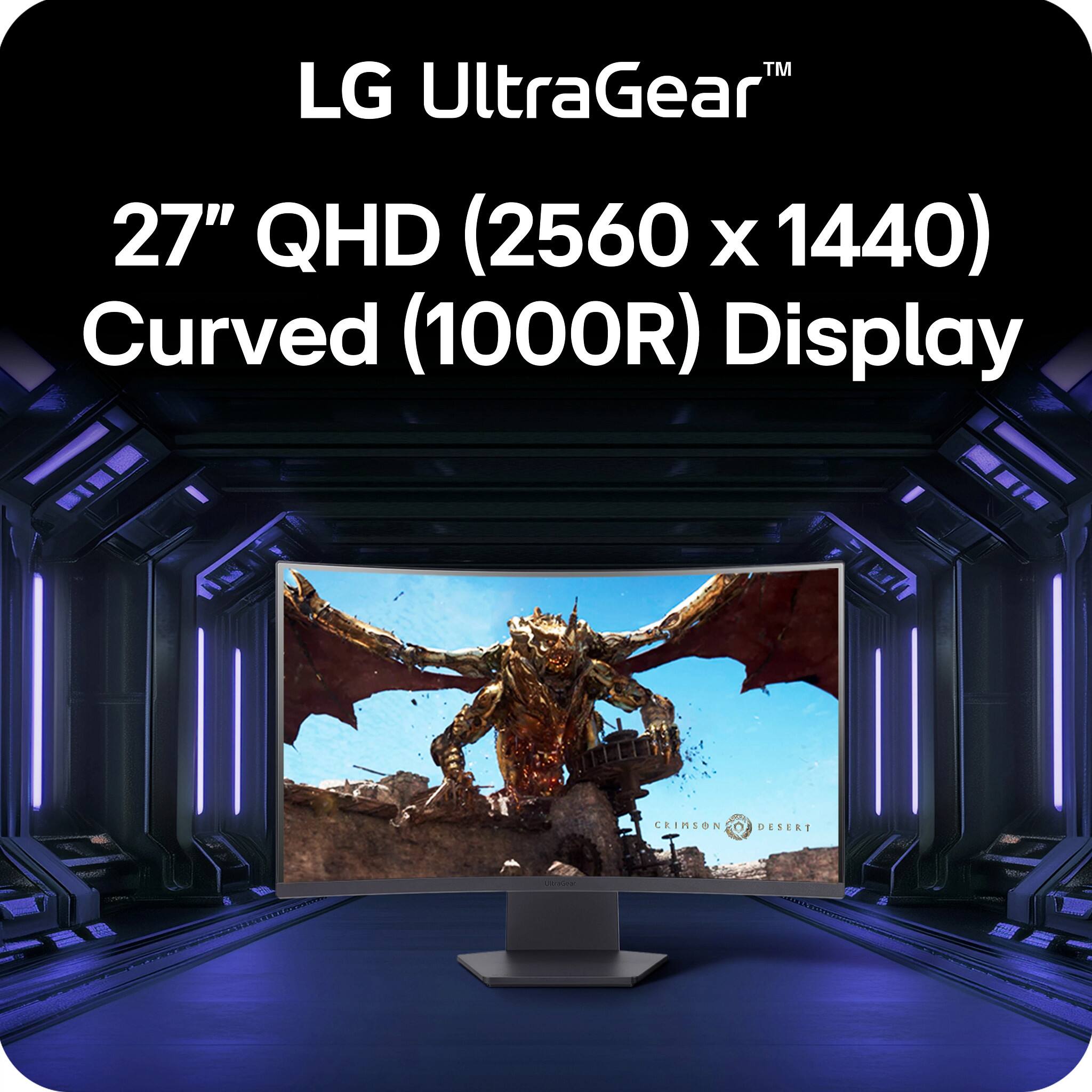 LG UltraGear™  
27" QHD (2560 x 1440) Curved (1000R) Display  
CRIMSON DESERT