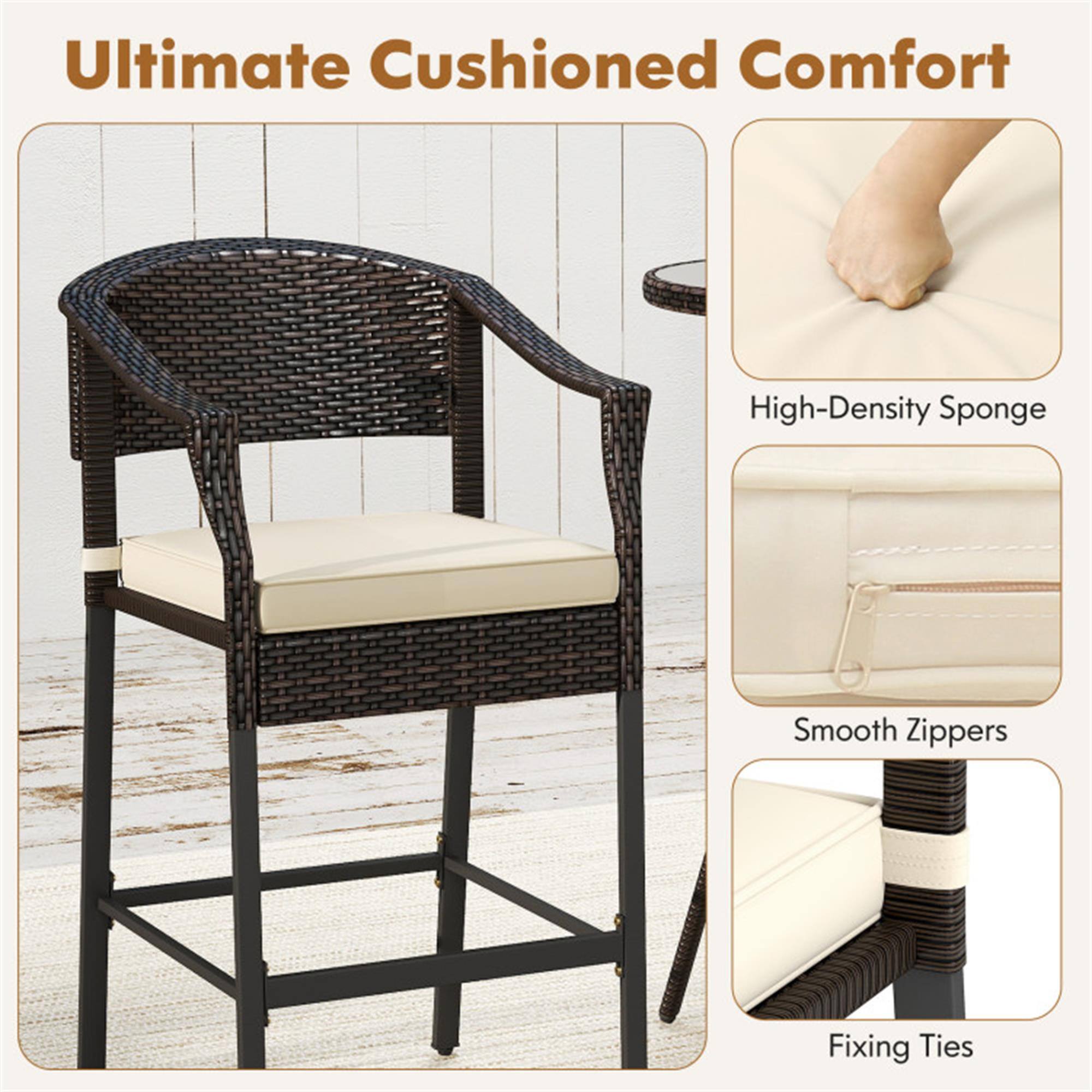 Ultimate Cushioned Comfort

- High-Density Sponge
- Smooth Zippers
- Fixing Ties