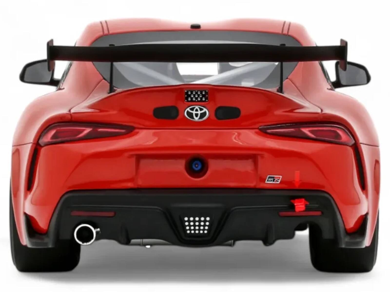 Alt View 7. Otto Mobile - 2023 Toyota Supra GT4 100 Edition Plasma Orange Metallic Limited Edition to 999 pieces 1/18 Model Car by Otto Mobile.