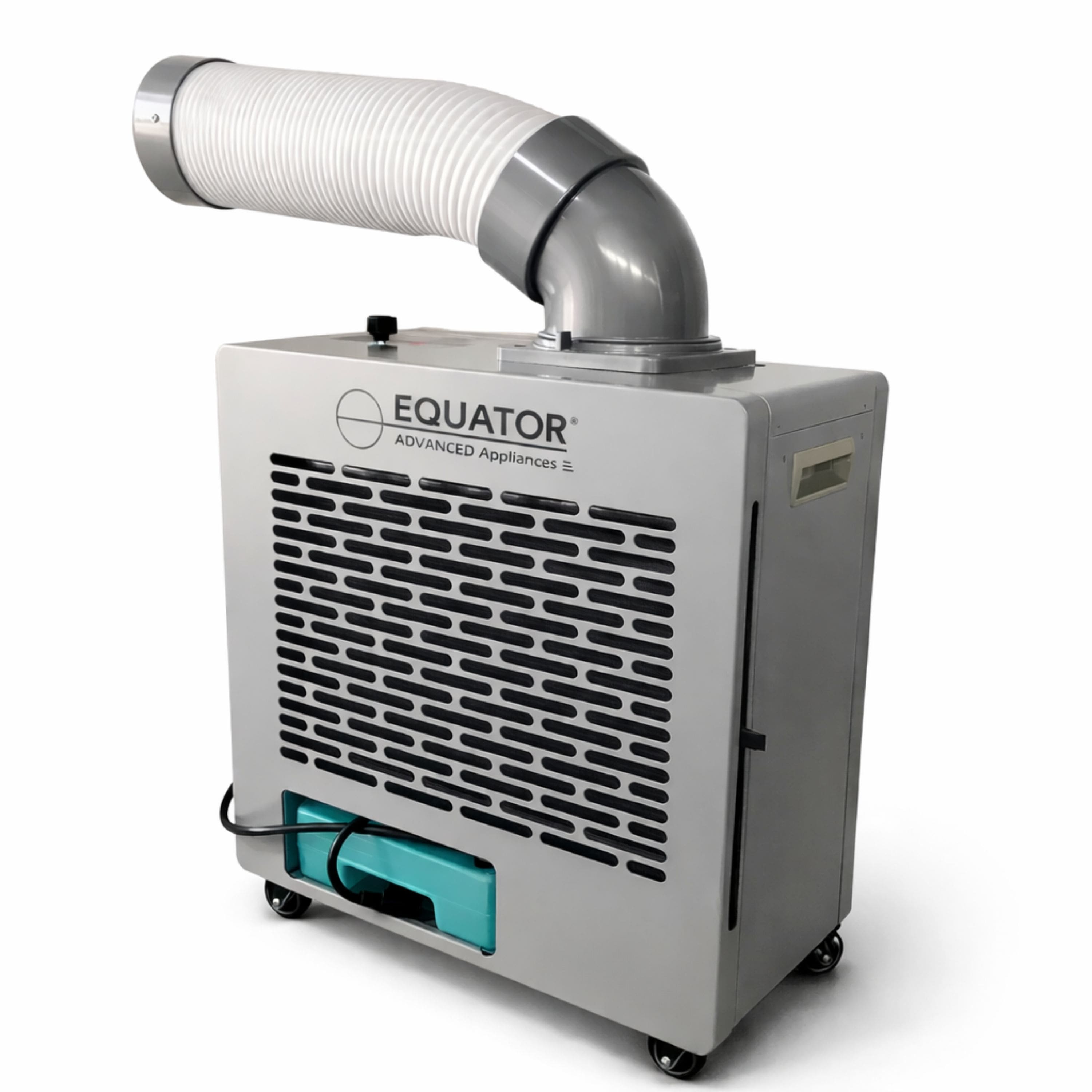 Equator - 7,000 BTU Outdoor Portable AC, IP24 Weatherproof Air Conditioner Fan, 250 Sq Ft Spot cooler, 110V - Silver