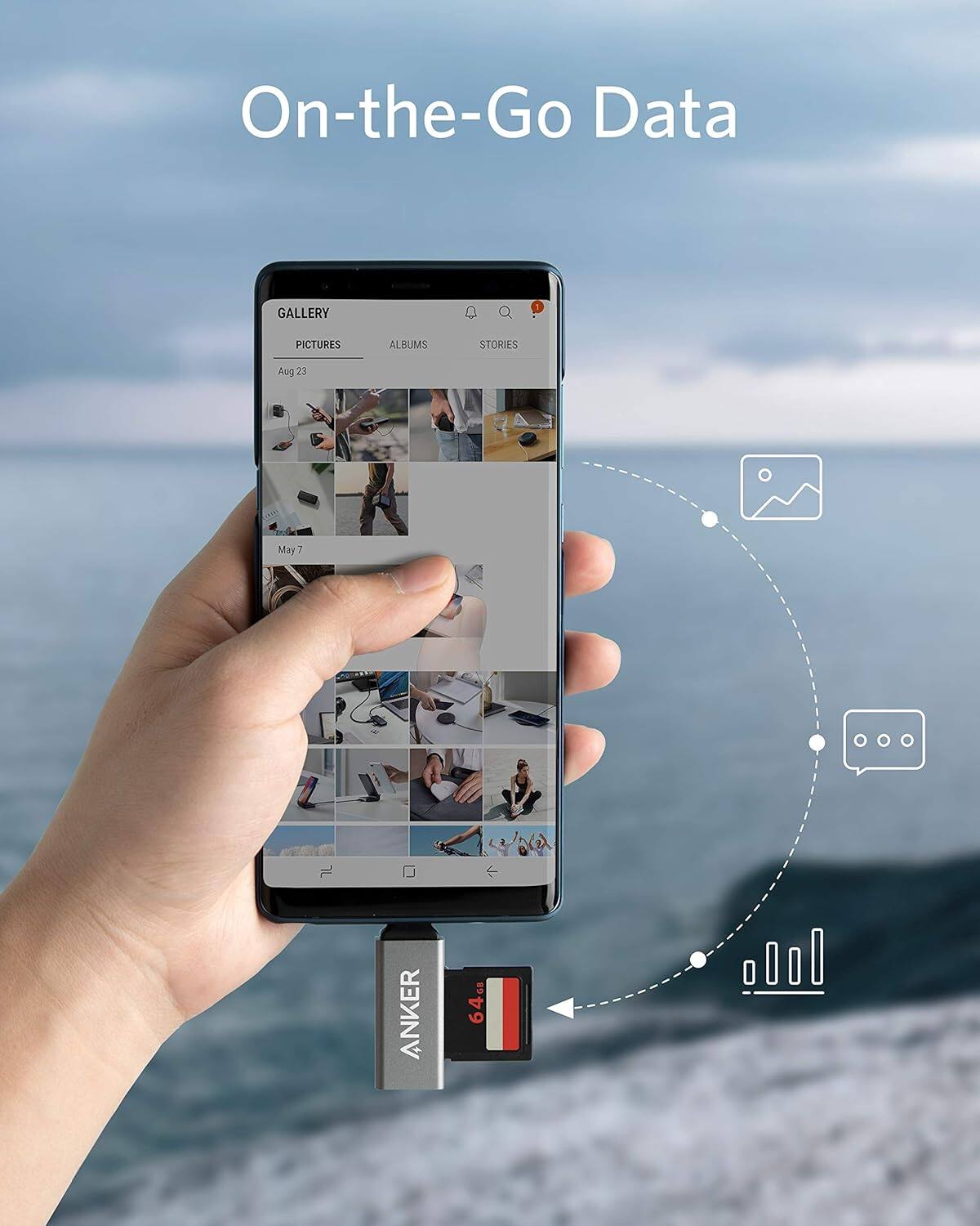 On-the-Go Data, GALLERY, PICTURES, ALBUMS, STORIES, Aug 23, May 7, ANKER 64.
