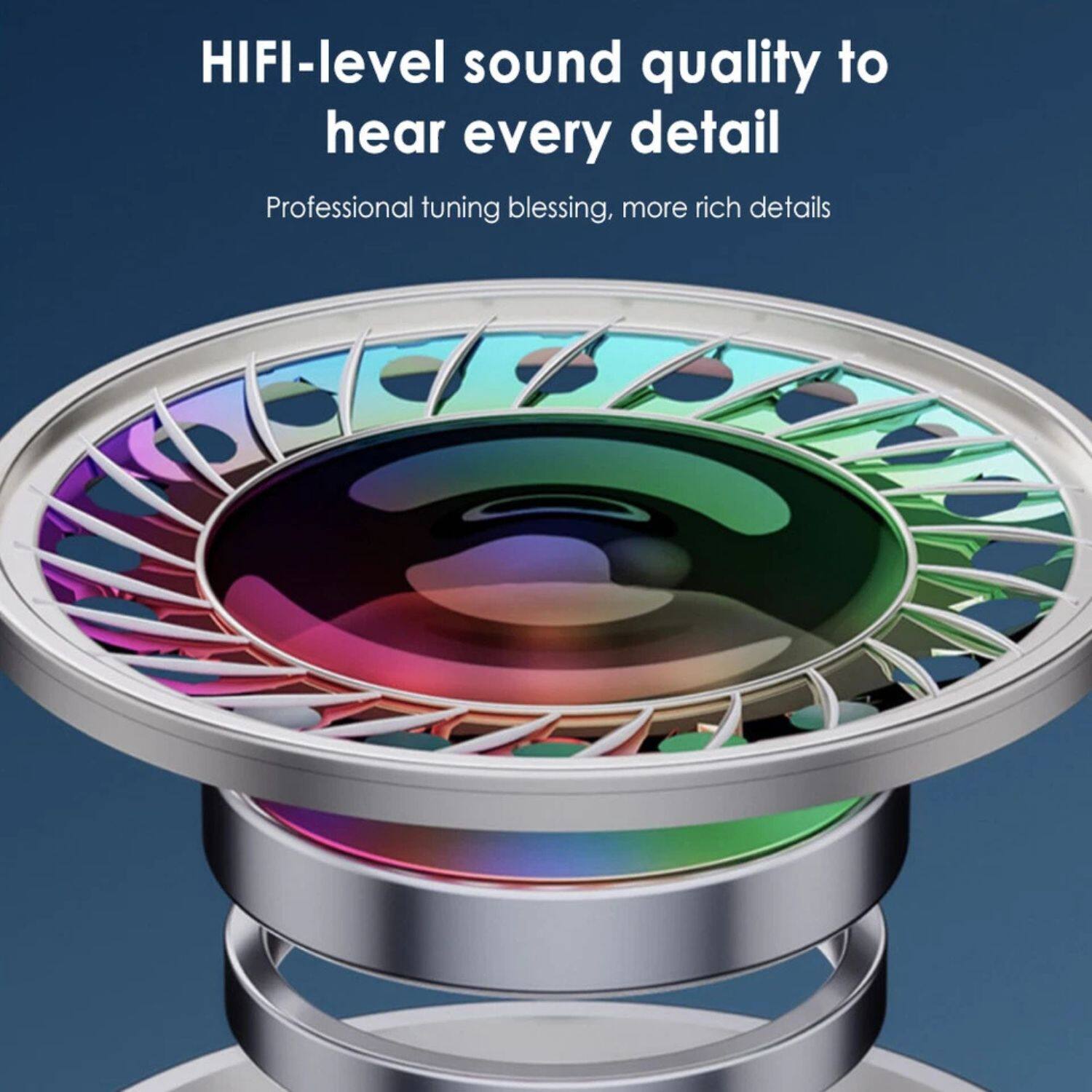 HIFI-level sound quality to hear every detail

Professional tuning blessing, more rich details