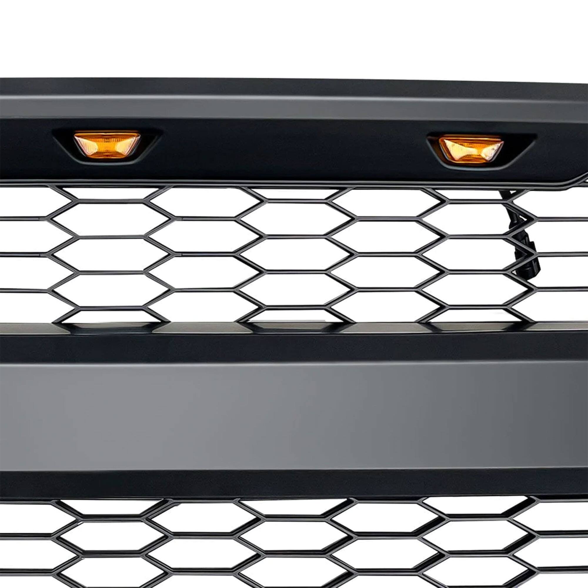 Alt View 8. AMERICAN MODIFIED - AMERICAN MODIFIED Raptor Style Mesh Grille w/Turn Lights for 2015-2017 Ford F150 - 15-17 F-150 (Raptor Style w/DRL & Turn Signal).