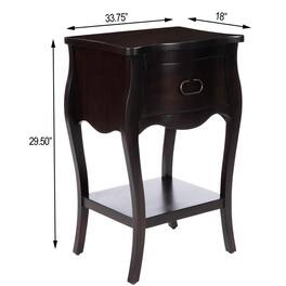 Butler Specialty - Rochelle 1 Drawer Nightstand - Dark Brown