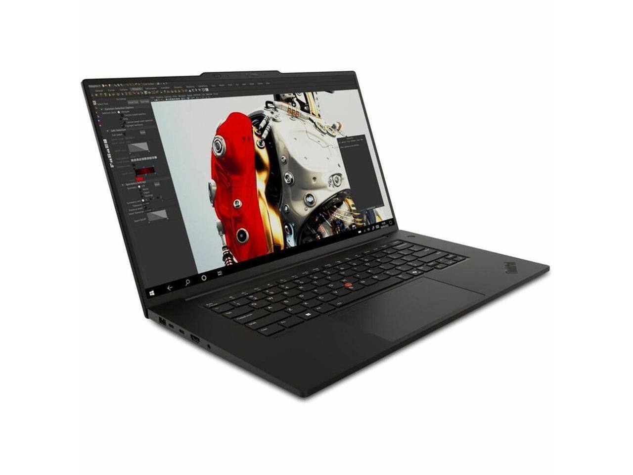 Alt View 8. Lenovo - Lenovo ThinkPad P1 Gen 7 16" Touch Intel Ultra 7 165H RTX 2000 64GB 2TB Win 11 Pro - Black.