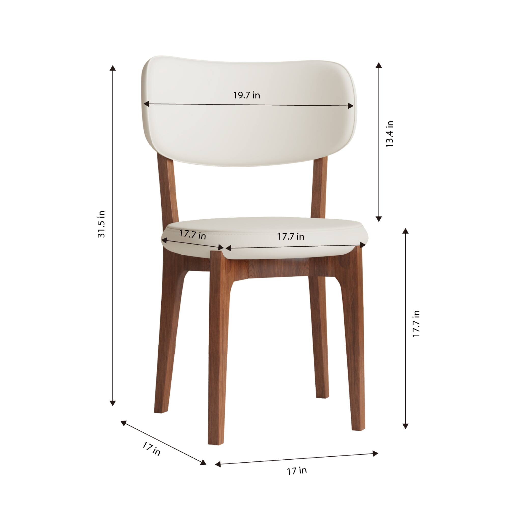 19.7 in  
13.4 in  
31.5 in  
17.7 in  
17.7 in  
17 in