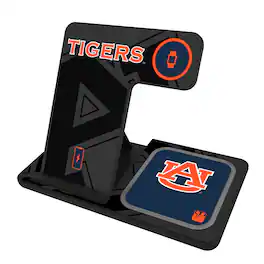Keyscaper - Auburn Tigers 3-In-1 Wireless Charger - Multicolor