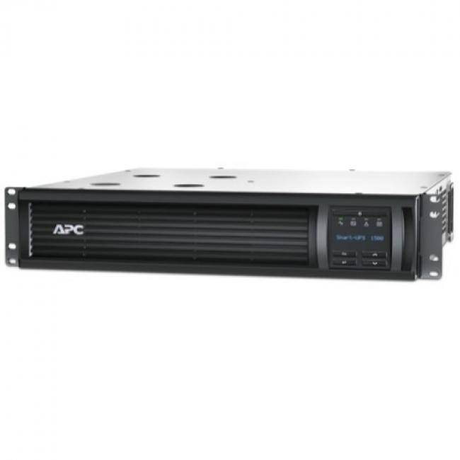Front. APC - APC by Schneider Electric Smart-UPS 1500VA LCD RM 2U 230V with SmartConnect - 2U Rack-mountable - 3 Hour Recharge - 230 - Black.