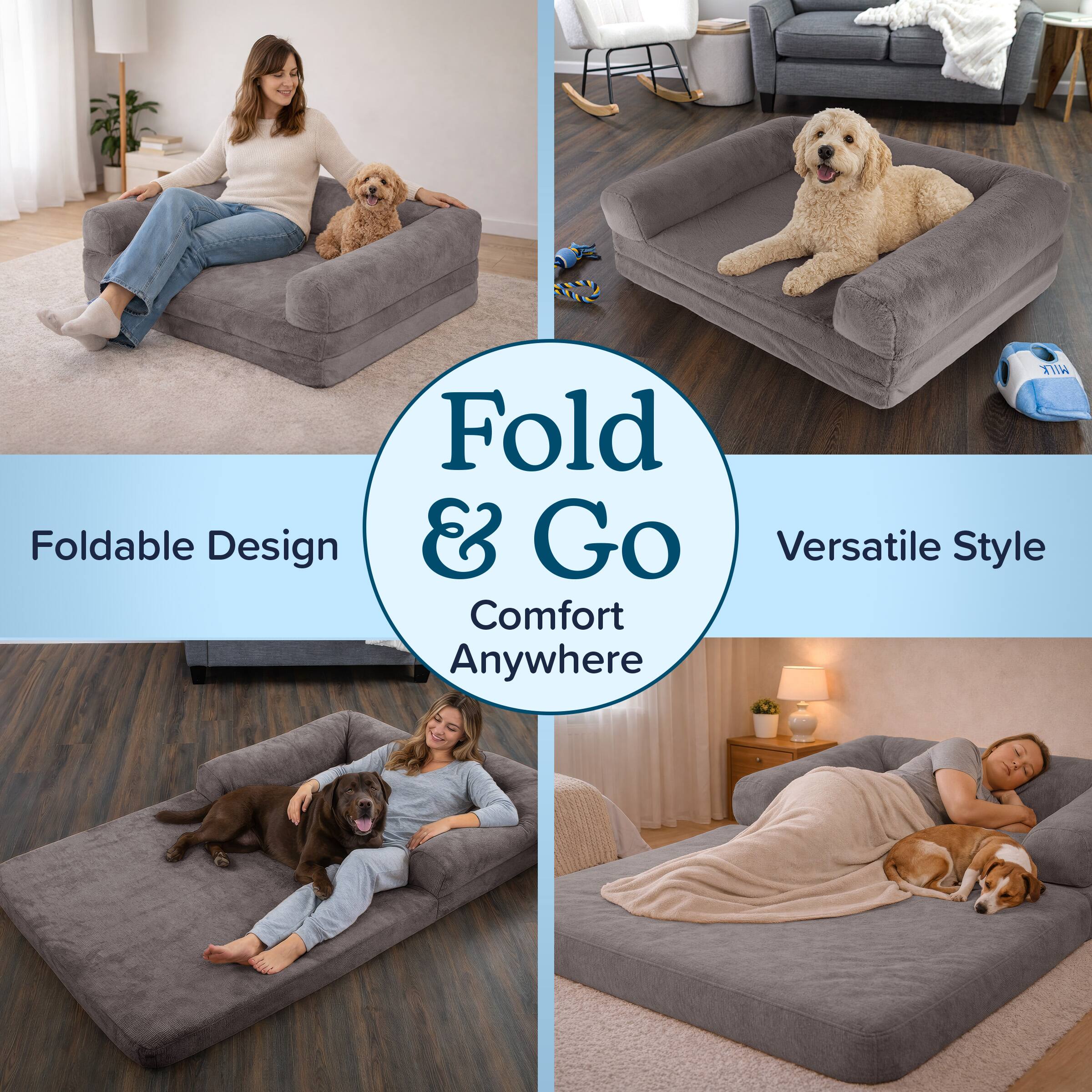 Fold & Go  
Foldable Design  
Versatile Style  
Comfort Anywhere