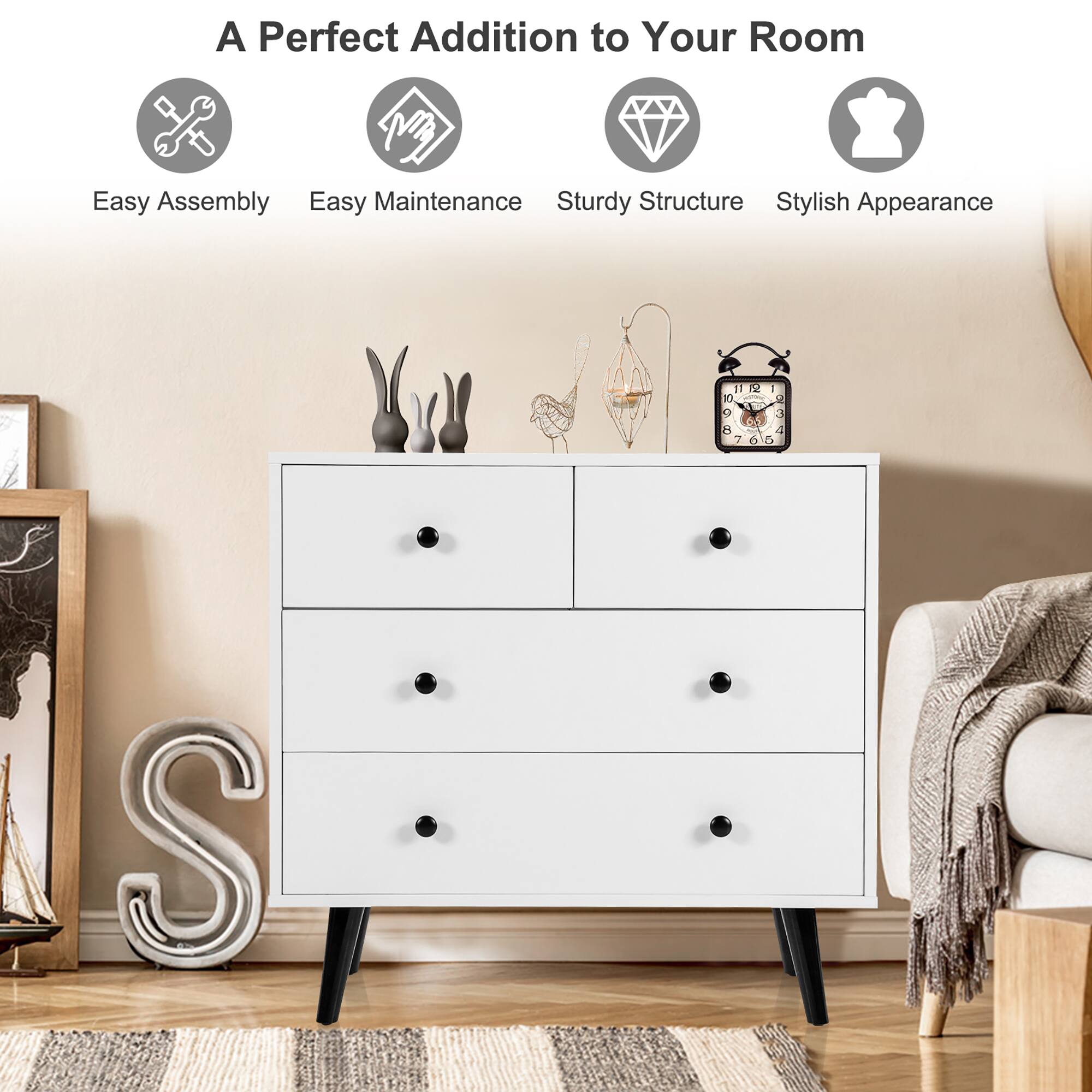A Perfect Addition to Your Room
Easy Assembly
Easy Maintenance
Sturdy Structure
Stylish Appearance