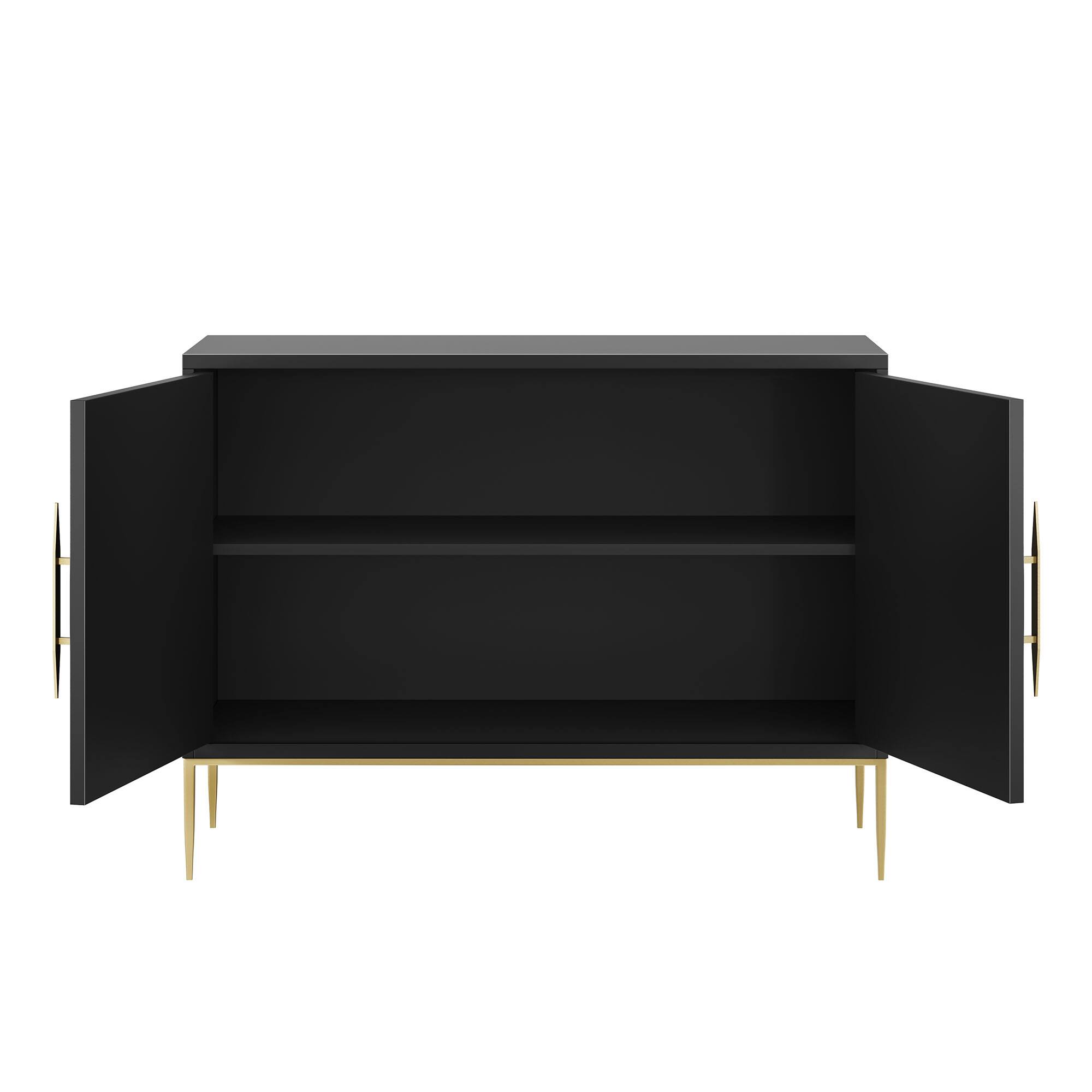 Alt View 4. Modway - Awaken 47" Accent Cabinet by Modway - Black.
