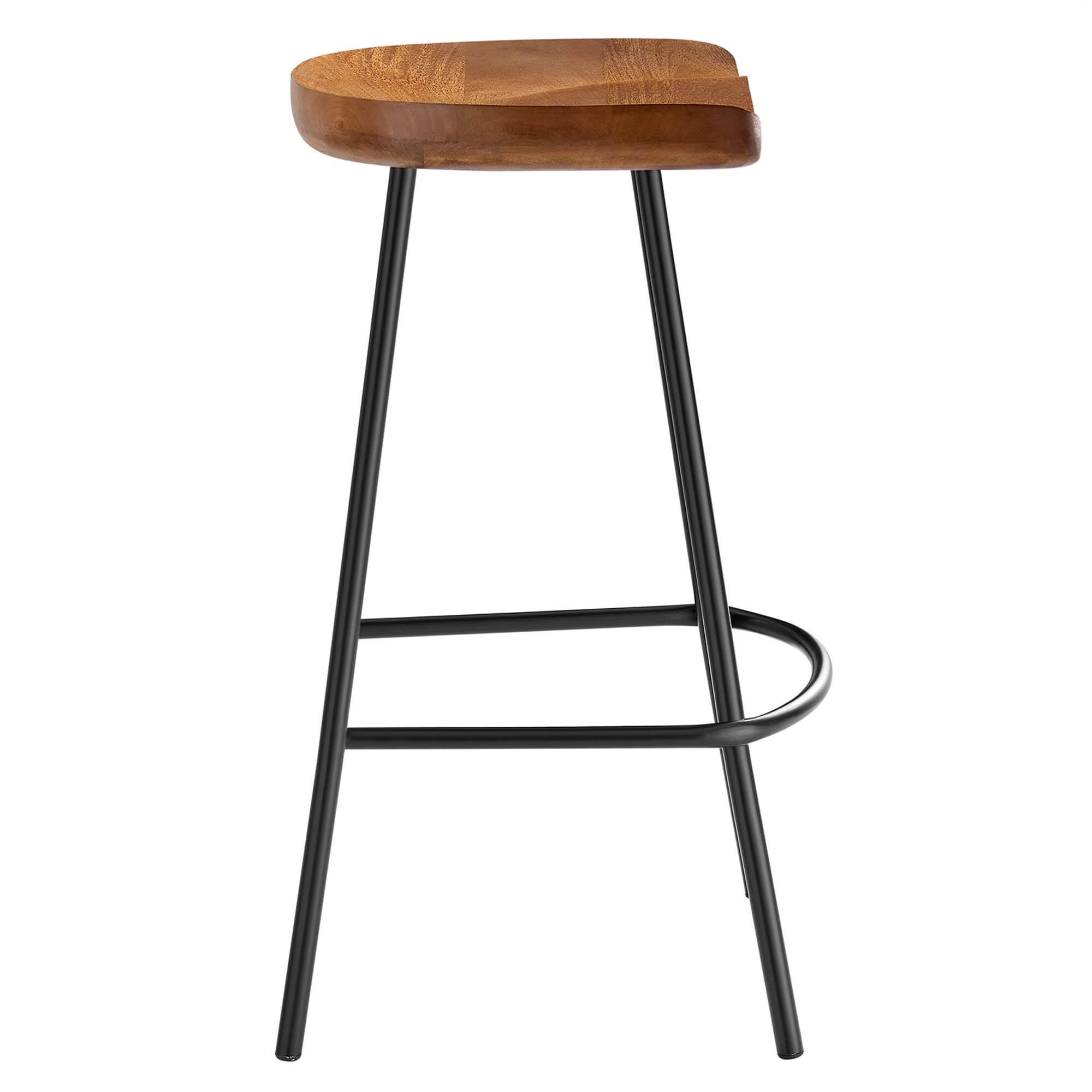 Alt View 1. Modway - Concord Backless Wood Counter Stools Set of 2 by Modway - 0.
