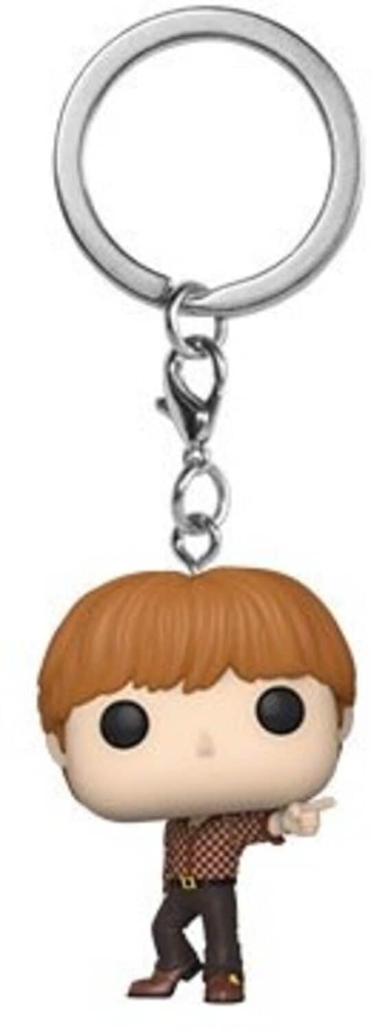 Front. Funko - FUNKO POP! KEYCHAIN: Dynamite - Jin   - Collectibles - Multicolor.