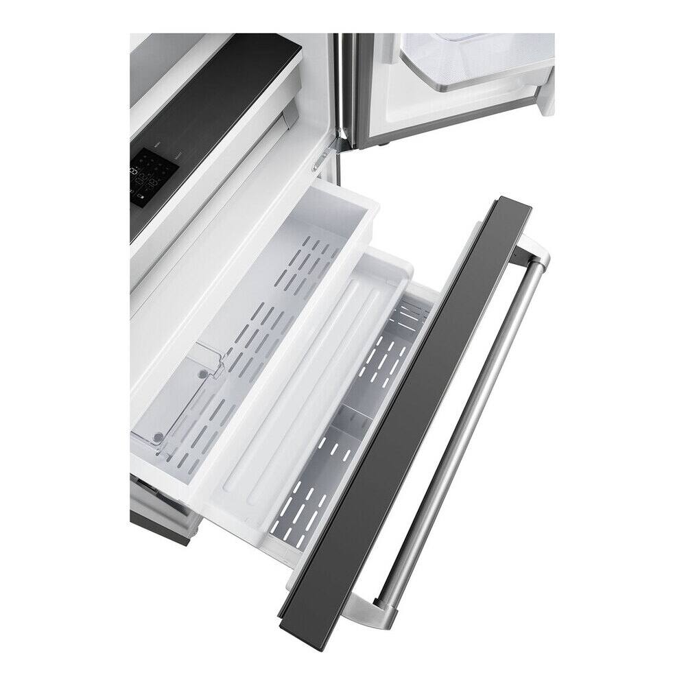 Alt View 10. Verona - Verona 36 in. Counter-Depth French Door Refrigerator with 20.2 cu. ft. Storage Capacity (Stainless Steel) - Stainless Steel.
