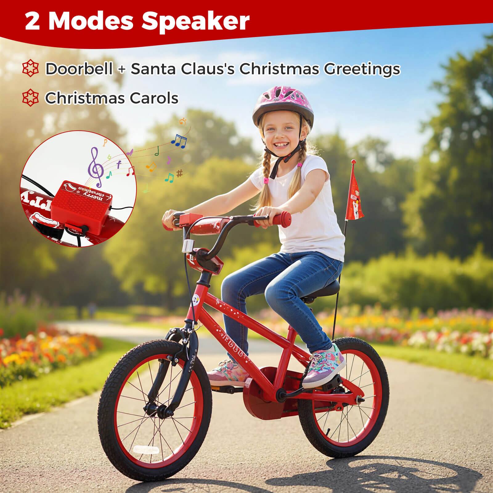 2 Modes Speaker  
Doorbell + Santa Claus's Christmas Greetings  
Christmas Carols