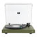Front. Victrola - Victrola Wave Bluetooth Turntable with Auracast - Green.