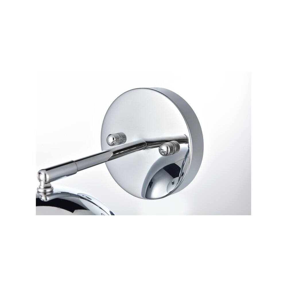 Alt View 1. Living District - Othello 6 Inch Wall Sconce in Chrome - Chrome.