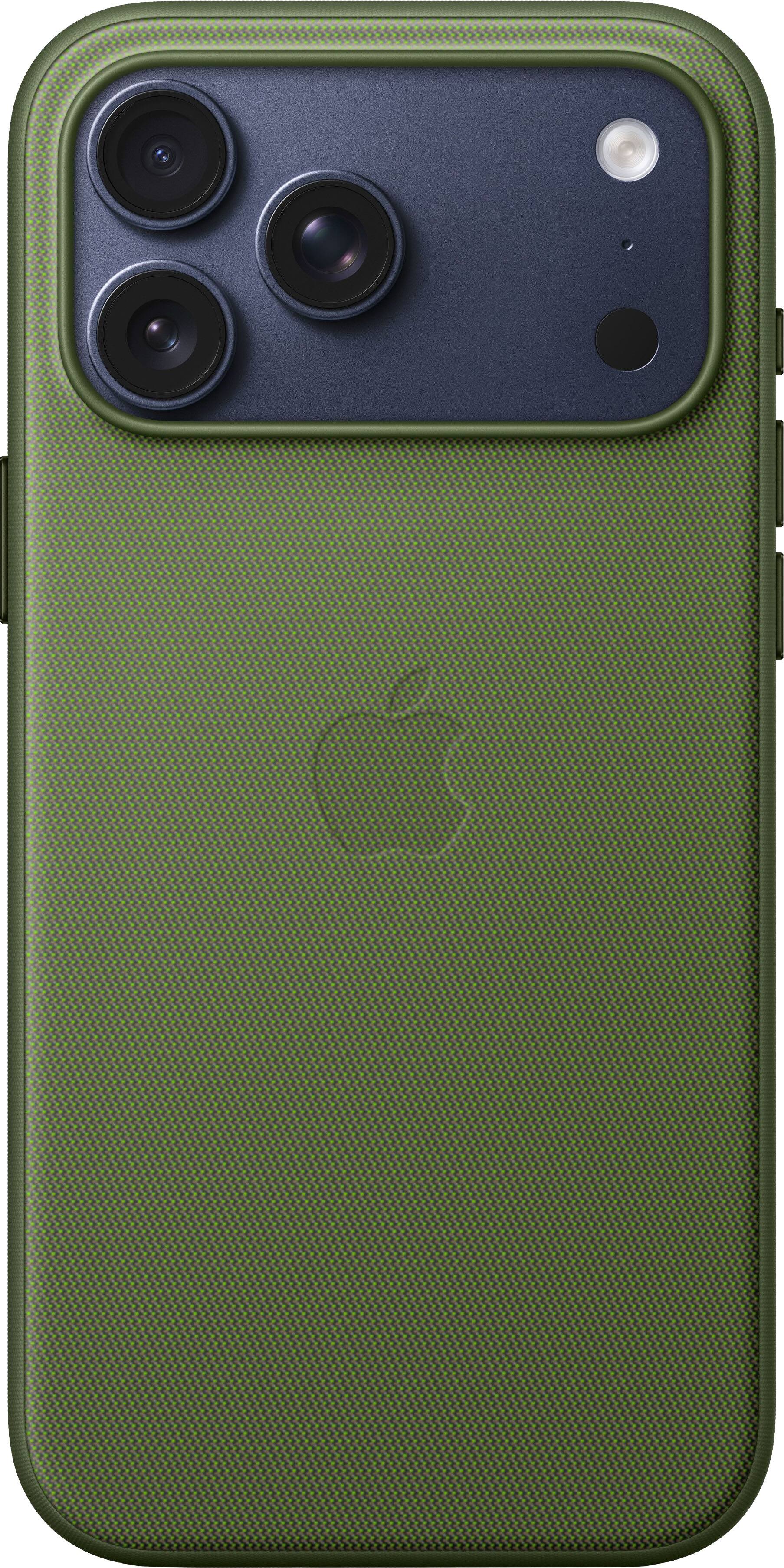 Alt View 2. Apple - iPhone 17 Pro Max TechWoven Case with MagSafe - Green.